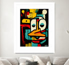 Alfred The Duck by Ramon Souza on GIANT ART - black digital painting