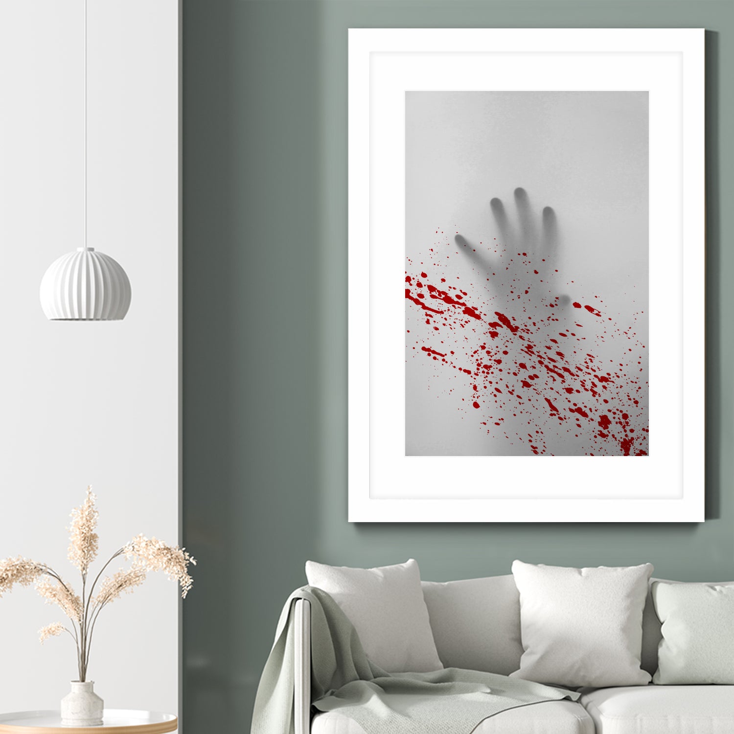 Hand and Blood by Luca Cremasco on GIANT ART - gray photo manipulation