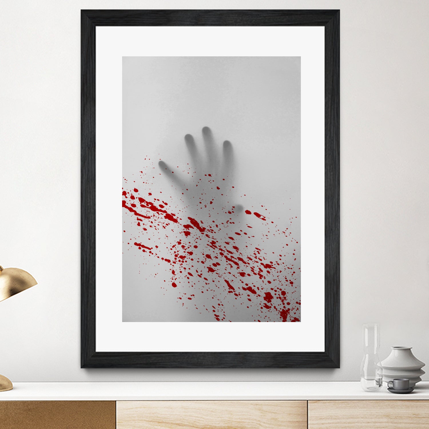 Hand and Blood by Luca Cremasco on GIANT ART - gray photo manipulation