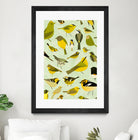 warbler window yellow by Scott Partridge on GIANT ART - vector illustration