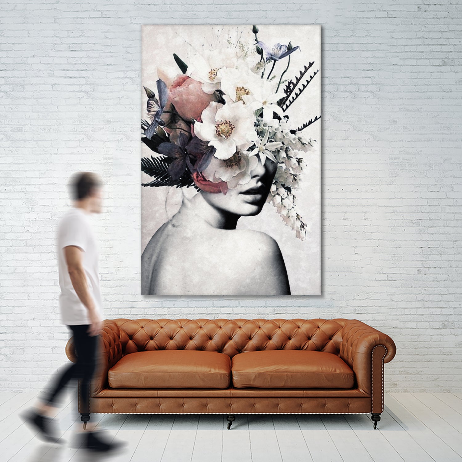 Flowers are always a good idea by Menelaos Trompoukis on GIANT ART - gray digital painting