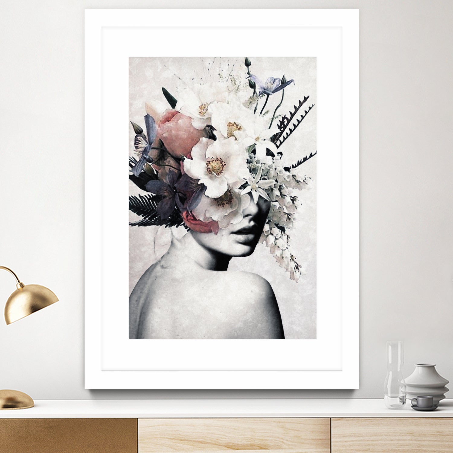 Flowers are always a good idea by Menelaos Trompoukis on GIANT ART - gray digital painting