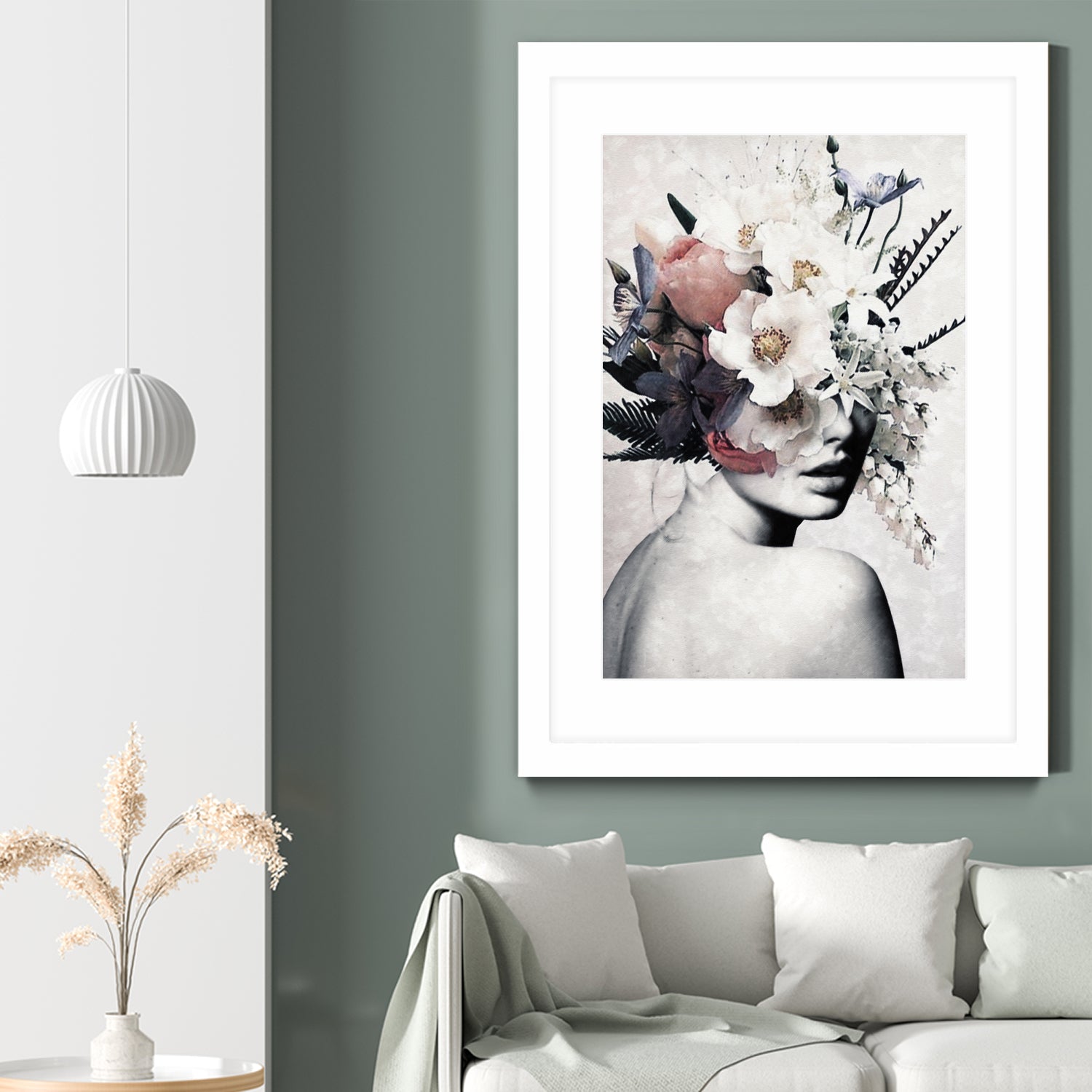 Flowers are always a good idea by Menelaos Trompoukis on GIANT ART - gray digital painting