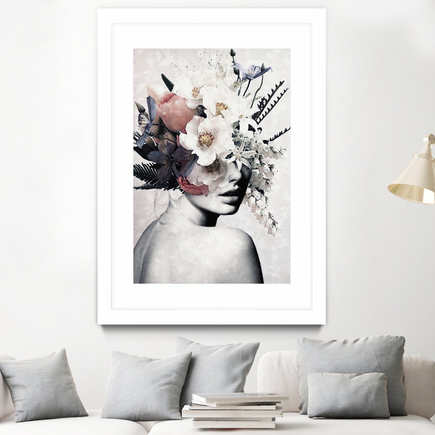 Flowers are always a good idea by Menelaos Trompoukis on GIANT ART - gray digital painting