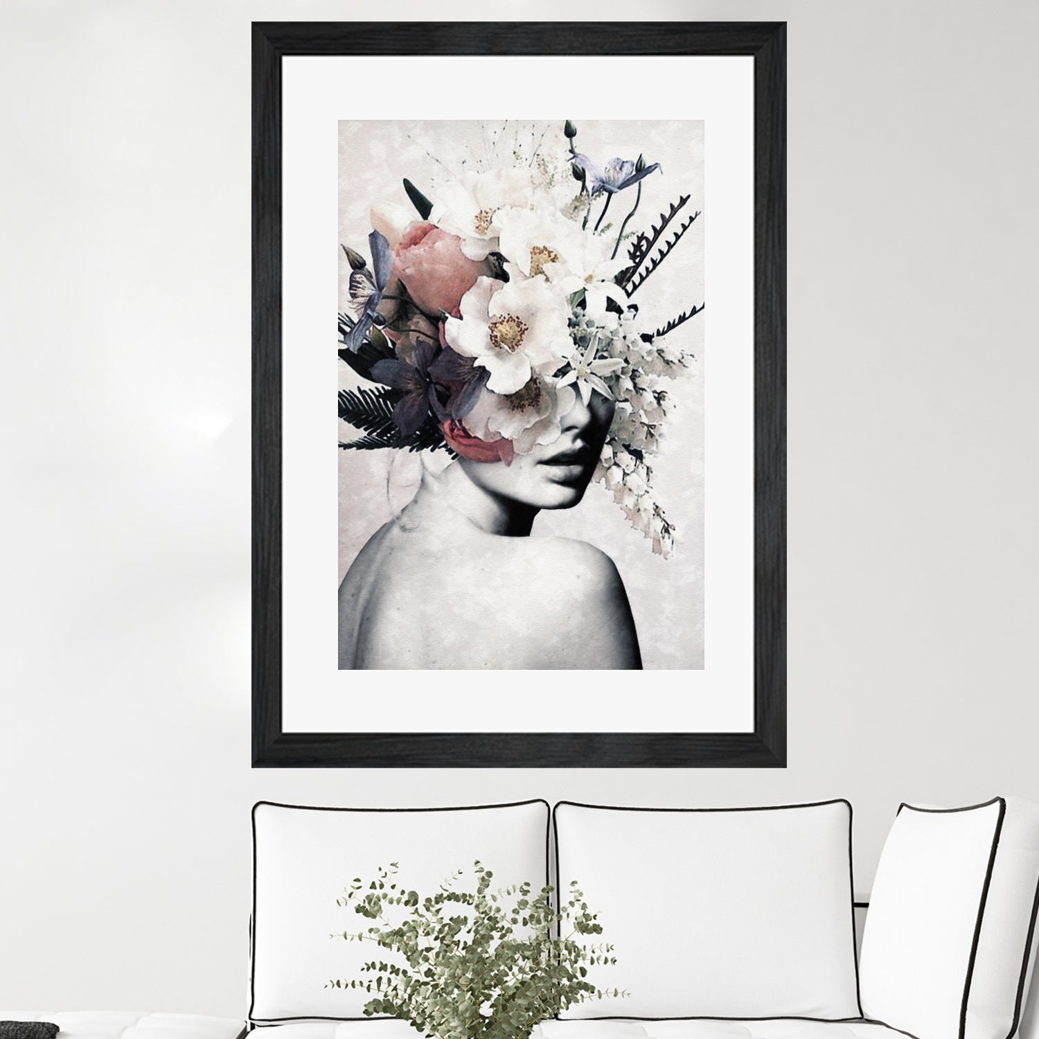 Flowers are always a good idea by Menelaos Trompoukis on GIANT ART - gray digital painting