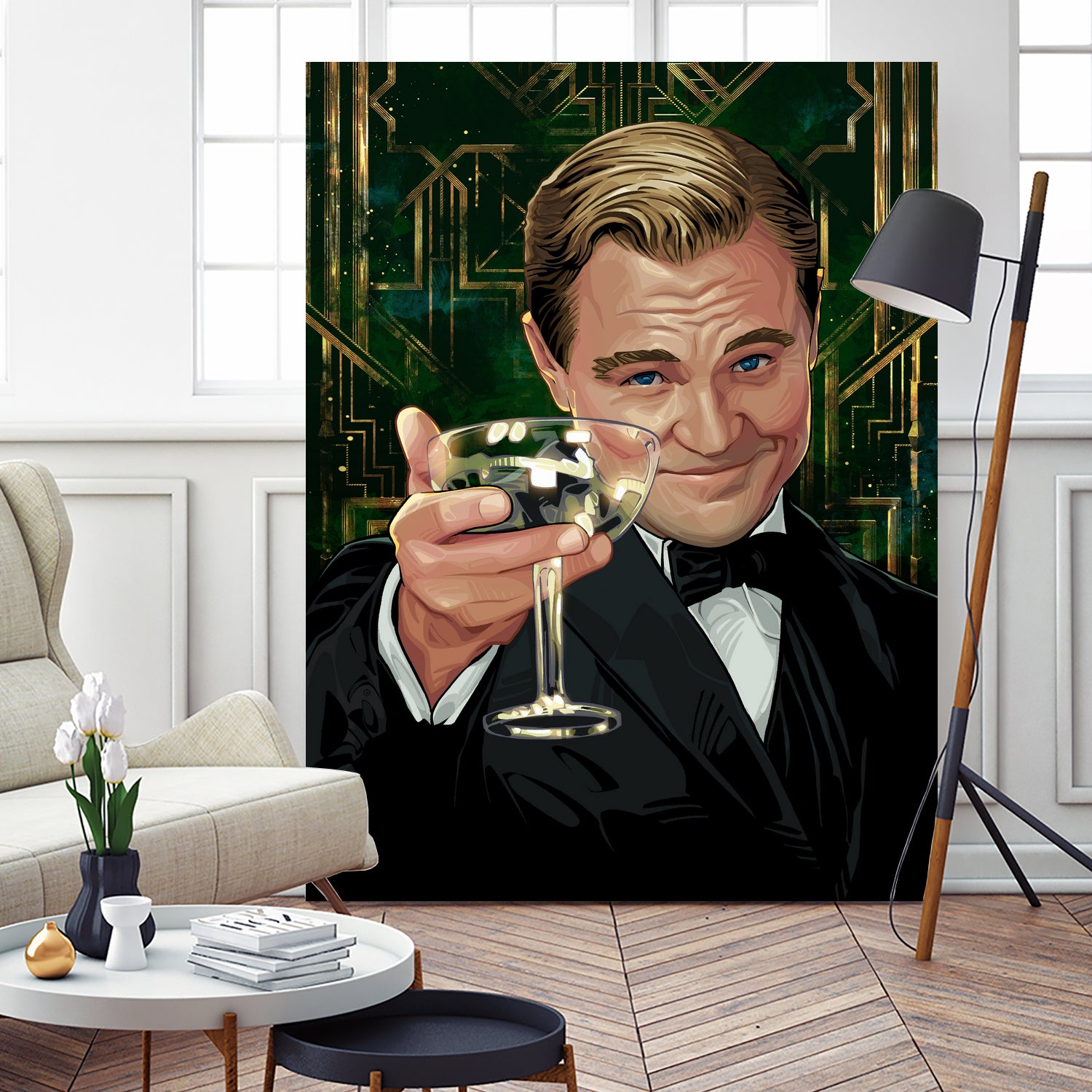 The Great Gatsby by Nikita Abakumov on GIANT ART - green digital painting