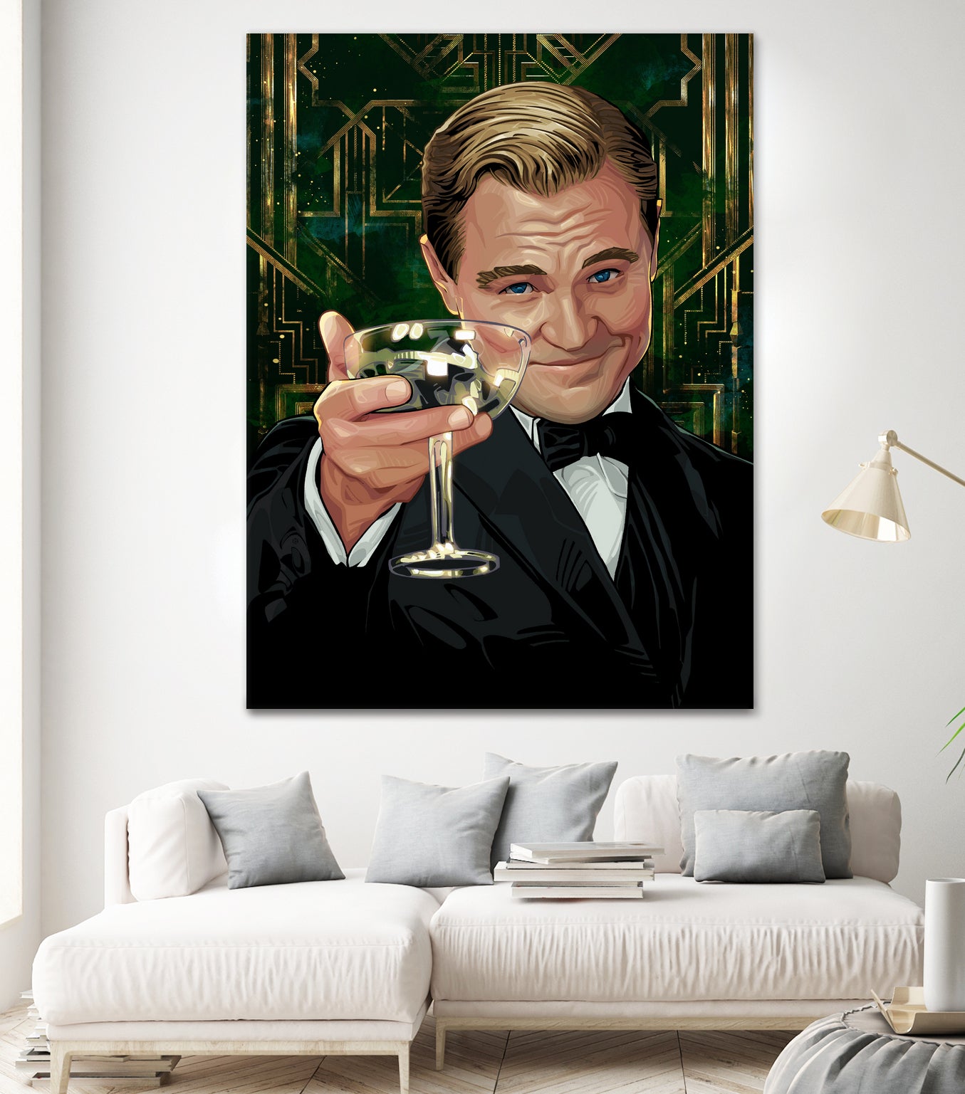 The Great Gatsby by Nikita Abakumov on GIANT ART - green digital painting