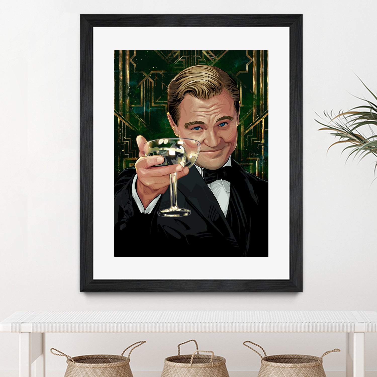 The Great Gatsby by Nikita Abakumov on GIANT ART - green digital painting