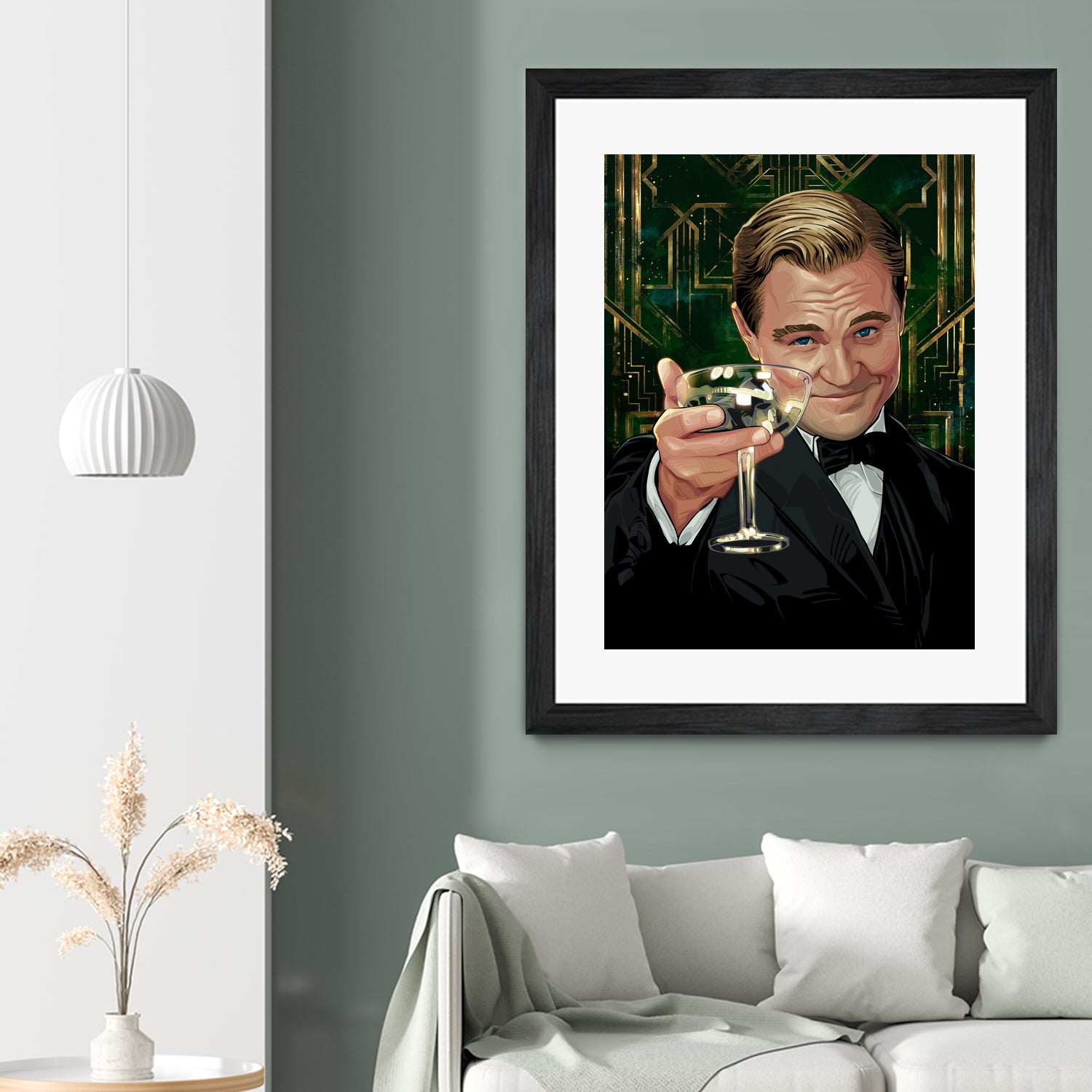 The Great Gatsby by Nikita Abakumov on GIANT ART - green digital painting