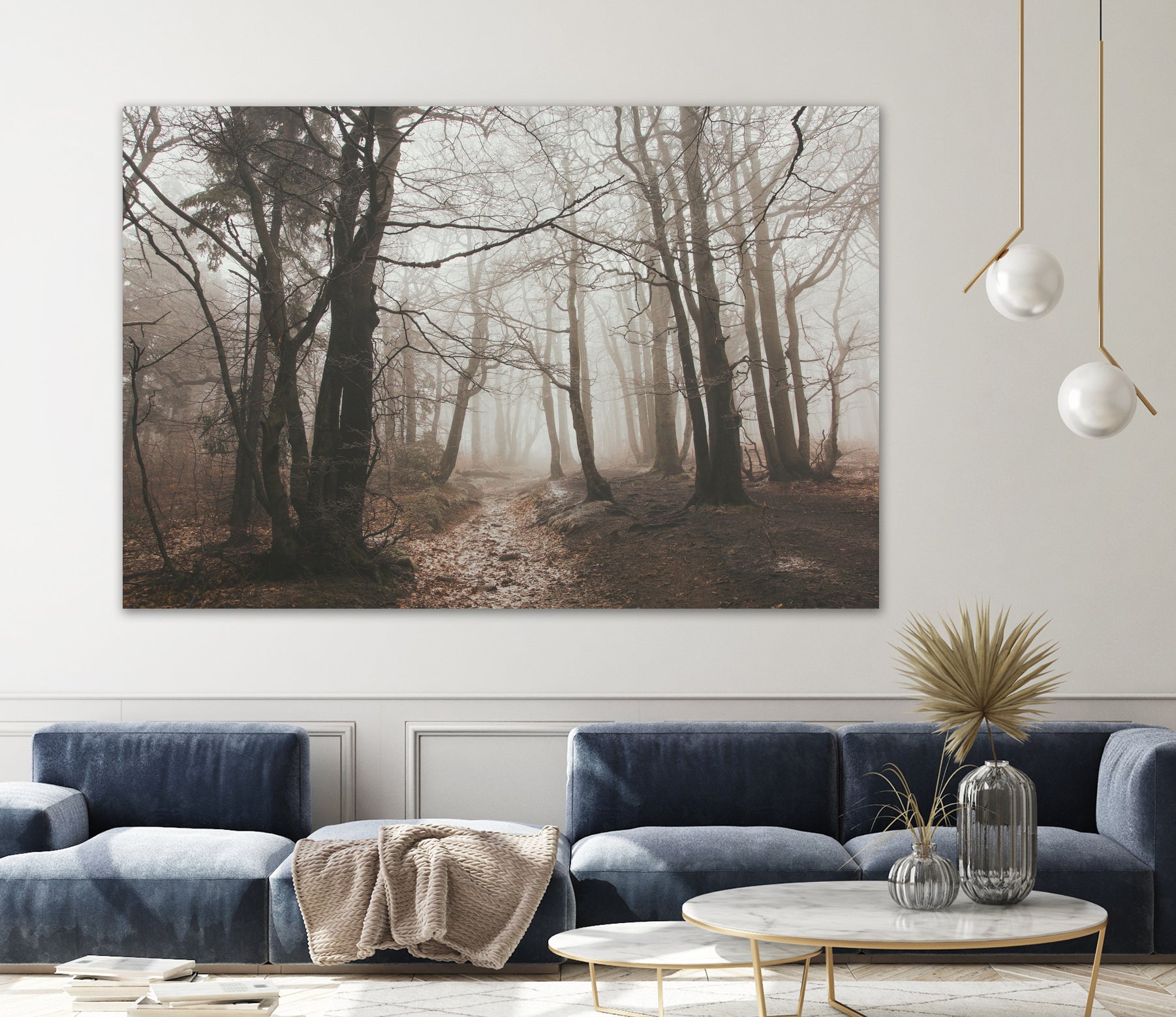 Spooky Forest by Dominika Aniola on GIANT ART - brown photo illustration