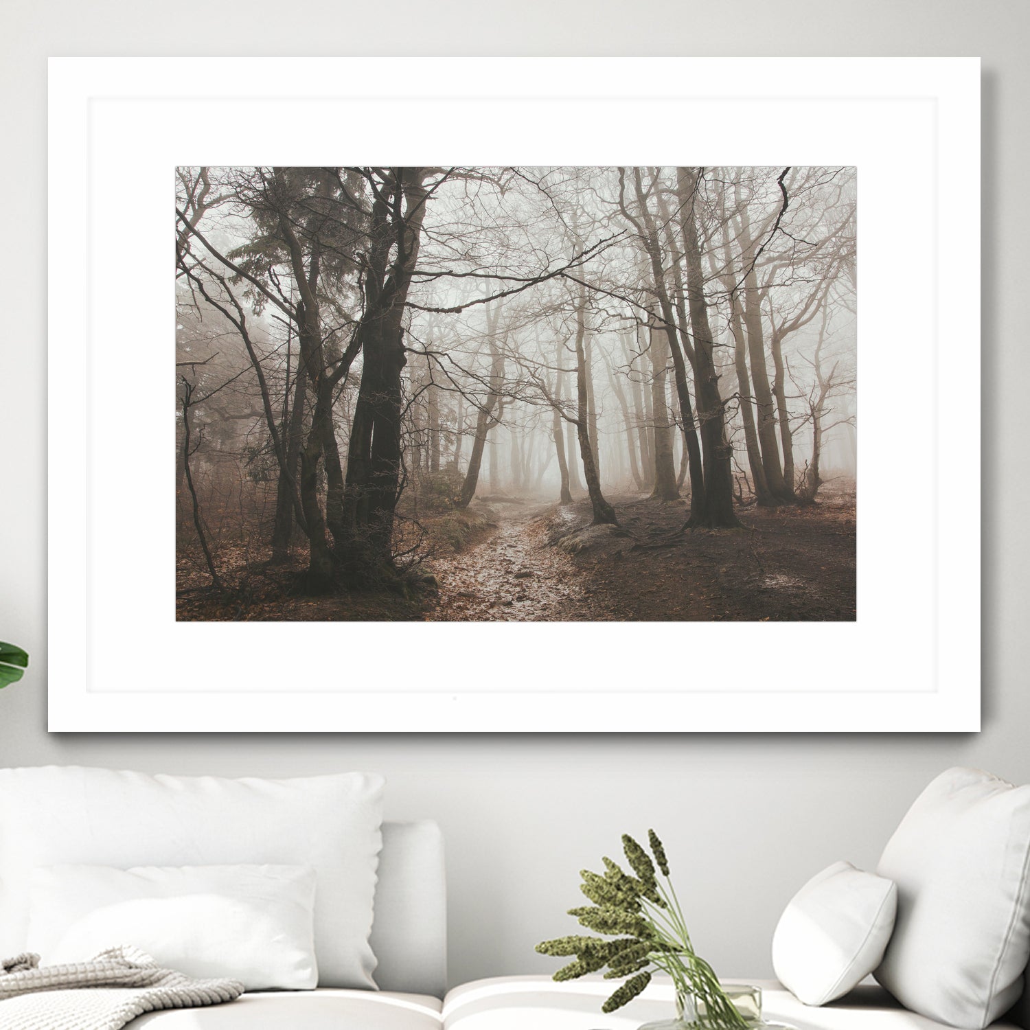 Spooky Forest by Dominika Aniola on GIANT ART - brown photo illustration