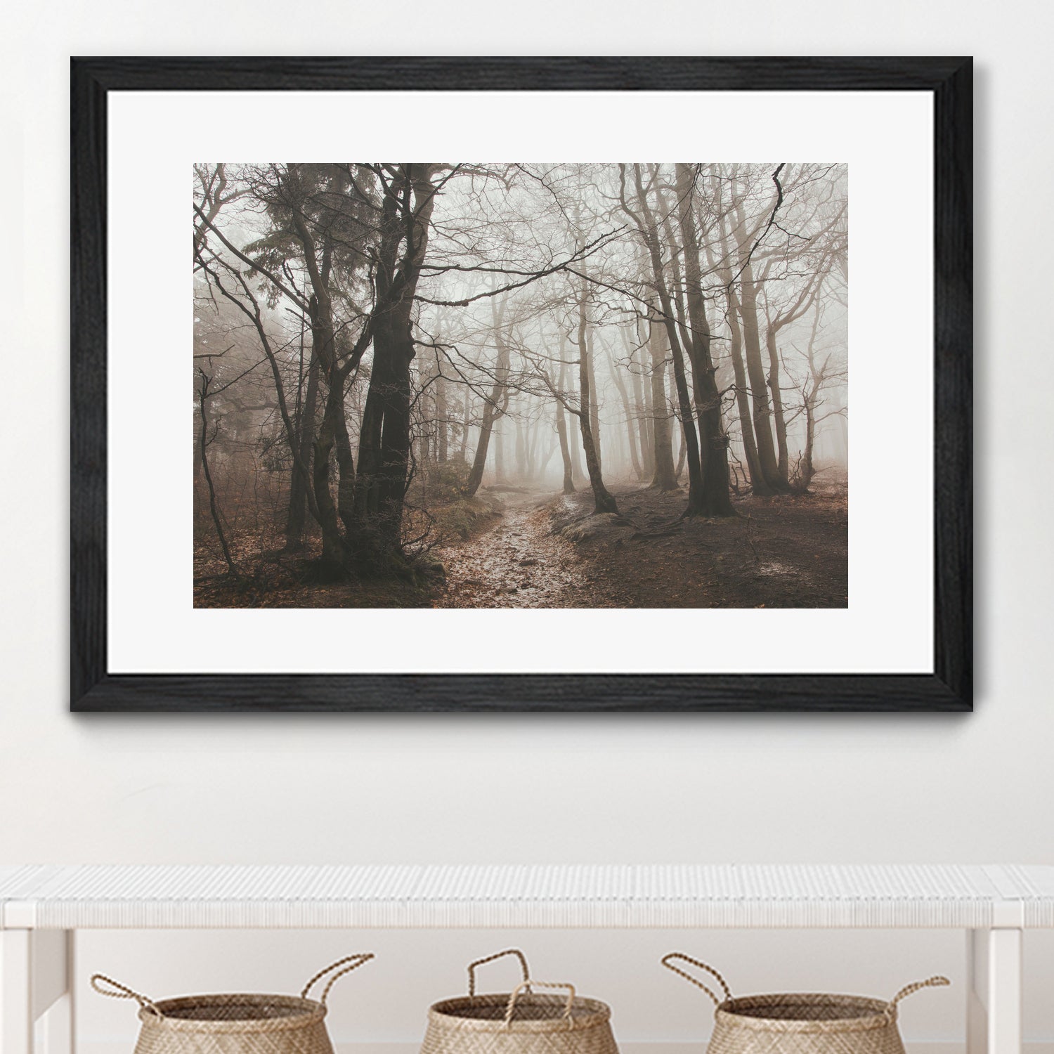 Spooky Forest by Dominika Aniola on GIANT ART - brown photo illustration