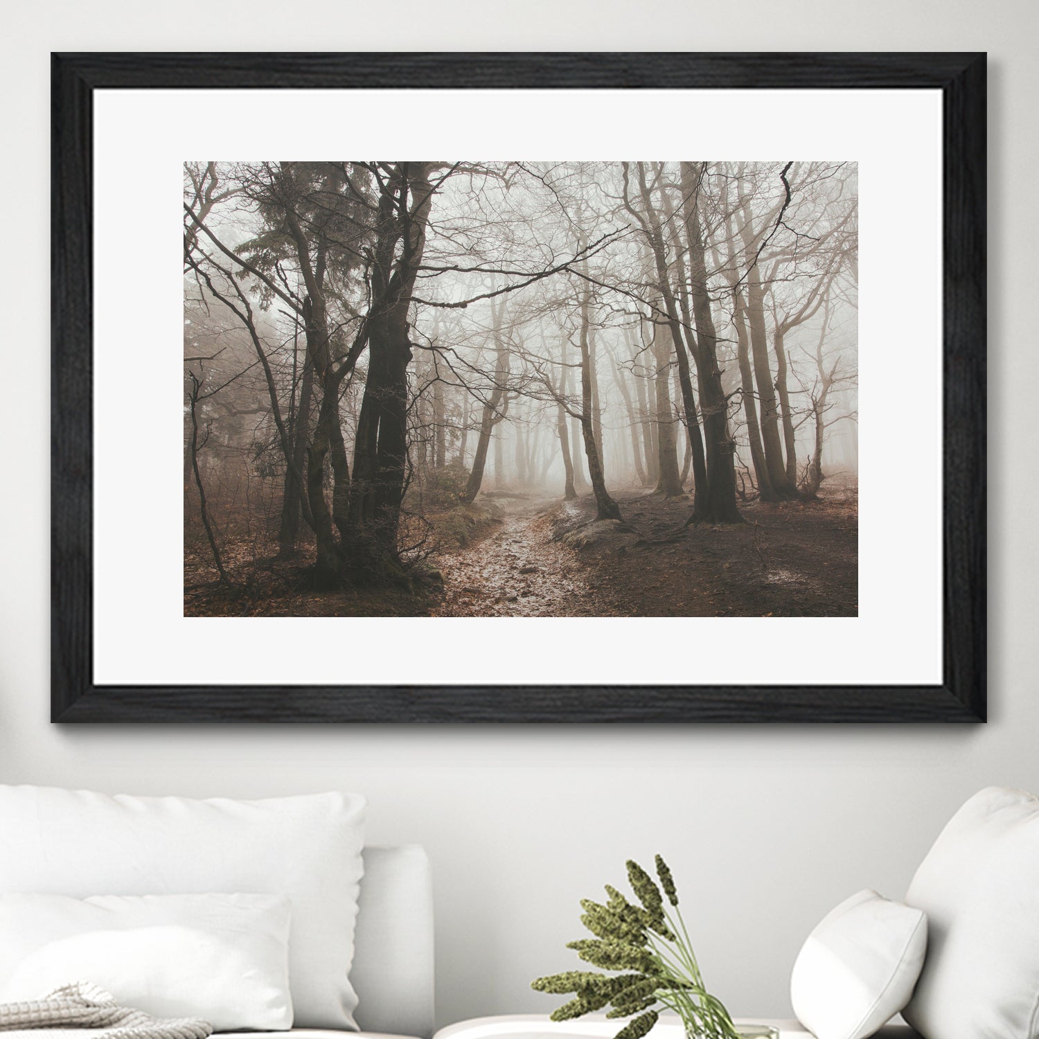 Spooky Forest by Dominika Aniola on GIANT ART - brown photo illustration