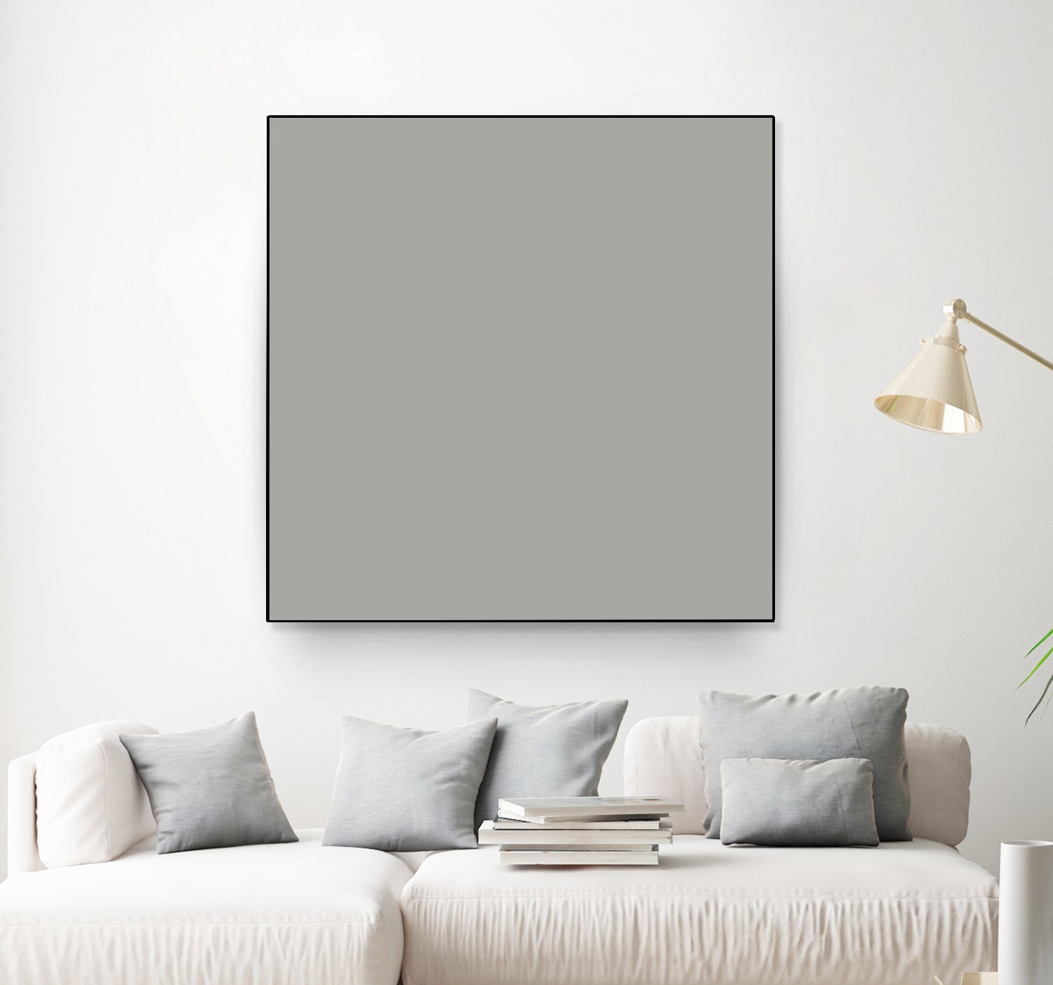 Off the Record Radial Gradient #4 | Beautiful Gradients by Alexander Tonetti on GIANT ART - gray digital painting