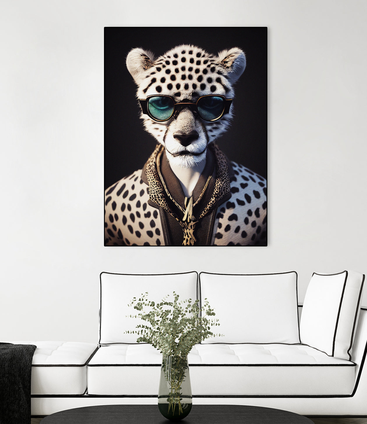 a nursery animal pop art illustration of Cheetah by M Maisur Amin on GIANT ART - black character design