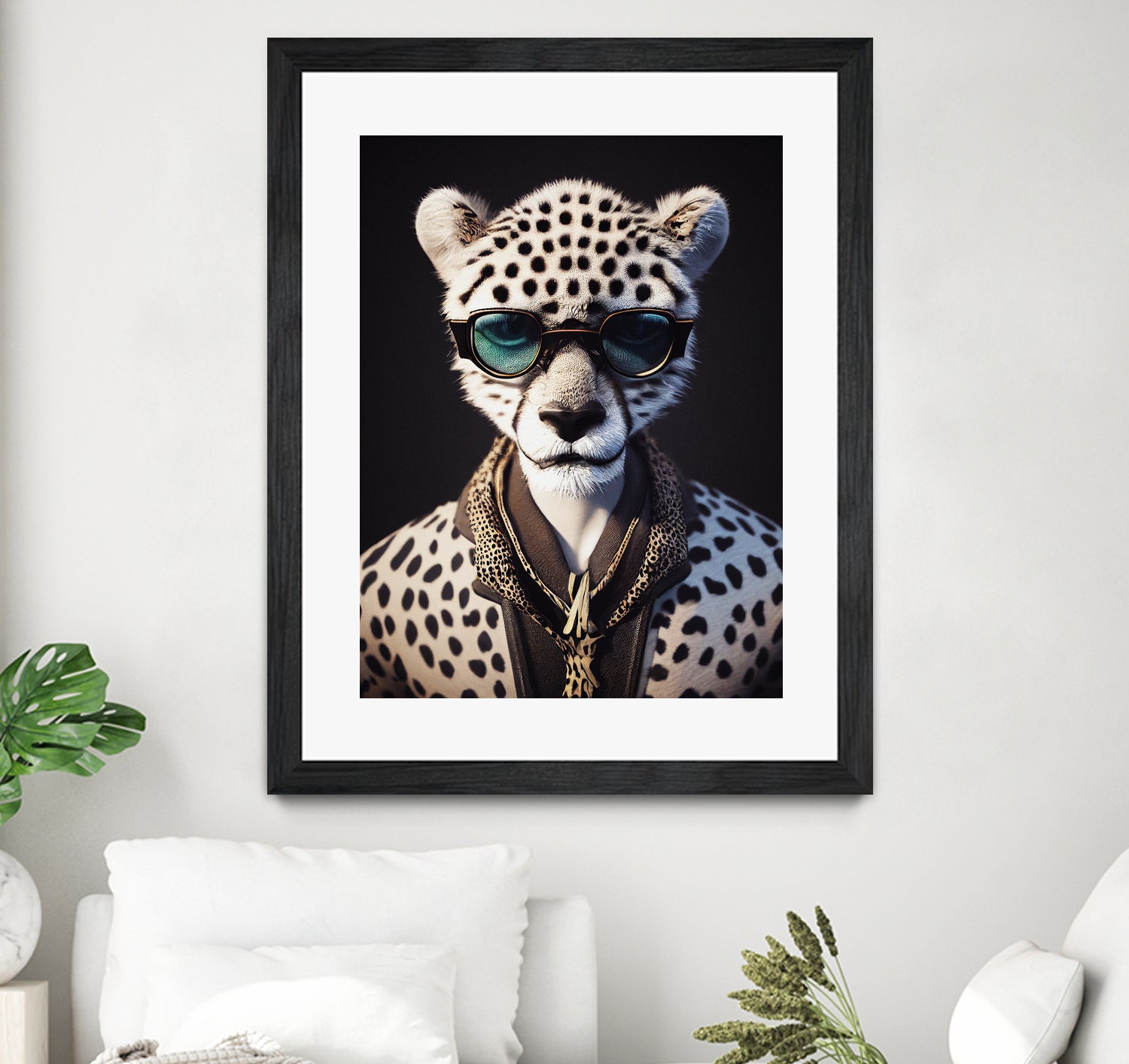 a nursery animal pop art illustration of Cheetah by M Maisur Amin on GIANT ART - black character design