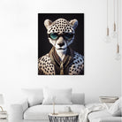 a nursery animal pop art illustration of Cheetah by M Maisur Amin on GIANT ART - black character design