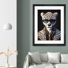 a nursery animal pop art illustration of Cheetah by M Maisur Amin on GIANT ART - black character design