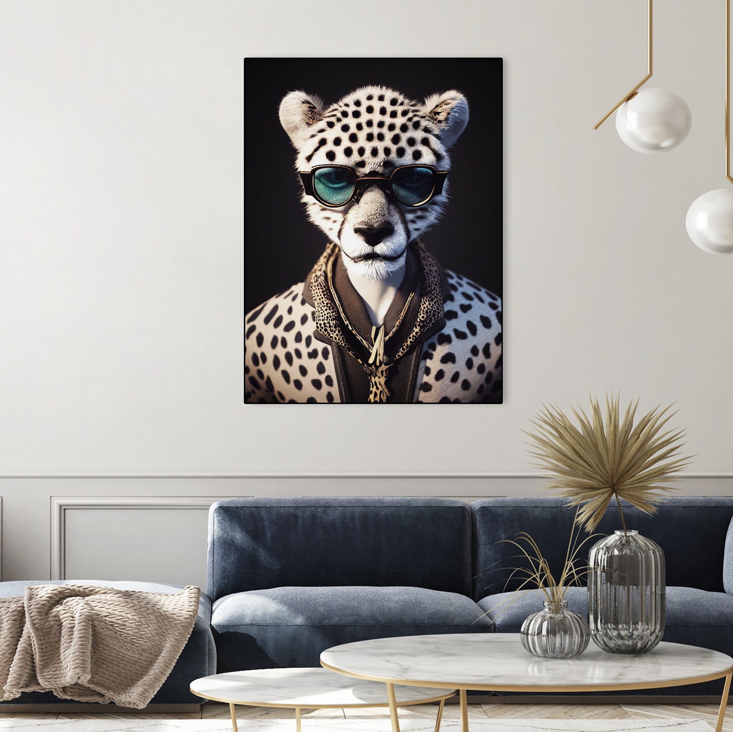 a nursery animal pop art illustration of Cheetah by M Maisur Amin on GIANT ART - black character design