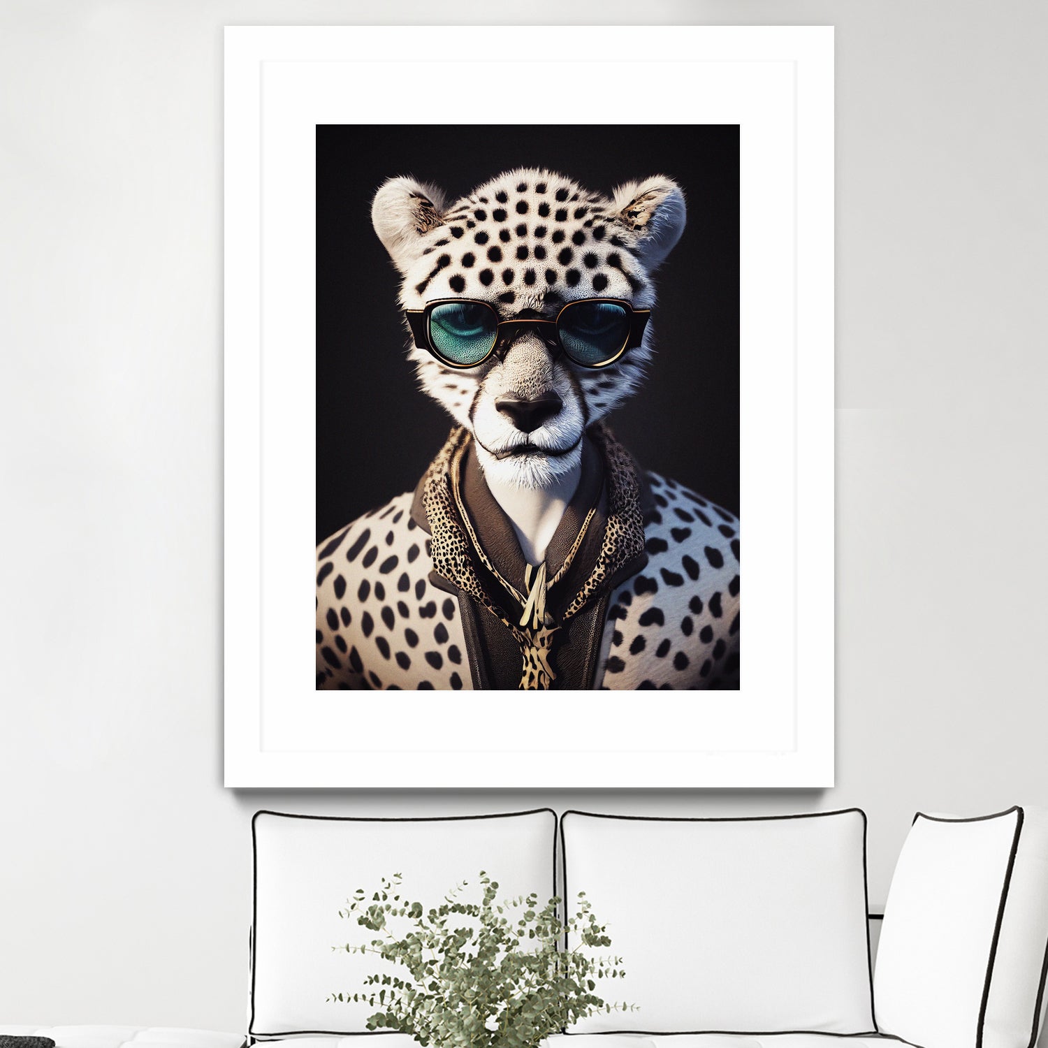 a nursery animal pop art illustration of Cheetah by M Maisur Amin on GIANT ART - black character design