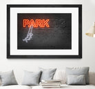 Park by Octavian Mihai Mielu on GIANT ART - red digital drawing