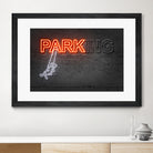 Park by Octavian Mihai Mielu on GIANT ART - red digital drawing