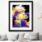 hatake kakashi wpap pop art by trends shop on GIANT ART - black character design