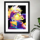 hatake kakashi wpap pop art by trends shop on GIANT ART - black character design