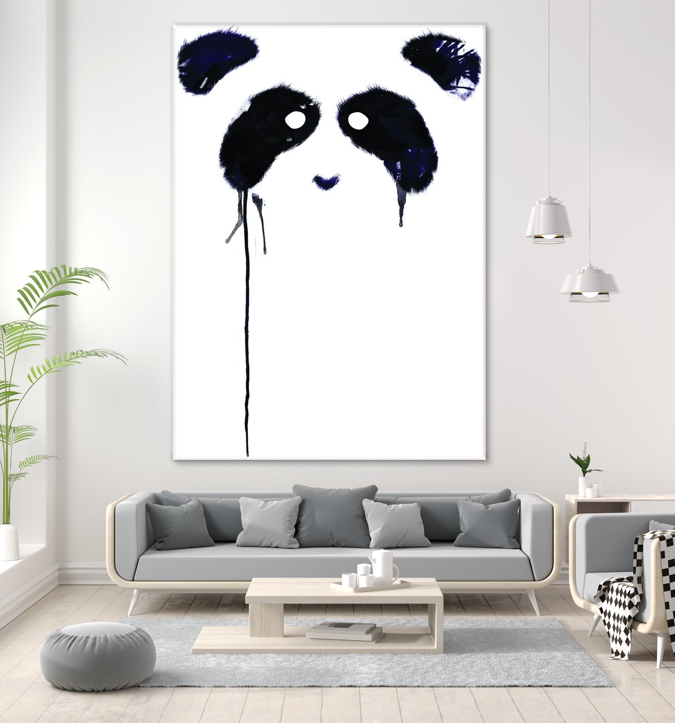 Panda by Tobias Fonseca on GIANT ART - white digital drawing