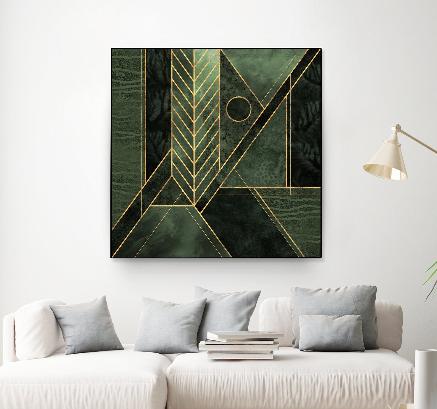 Modern Wild 2 by Elisabeth Fredriksson on GIANT ART - green digital painting