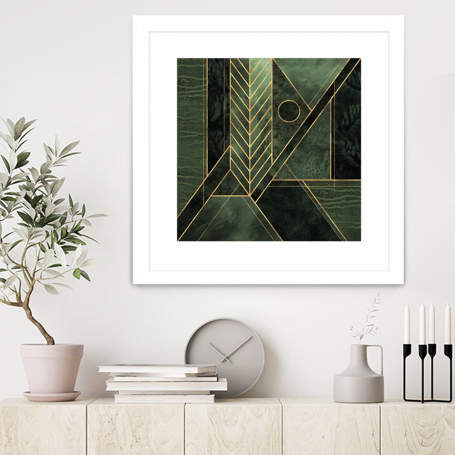 Modern Wild 2 by Elisabeth Fredriksson on GIANT ART - green digital painting