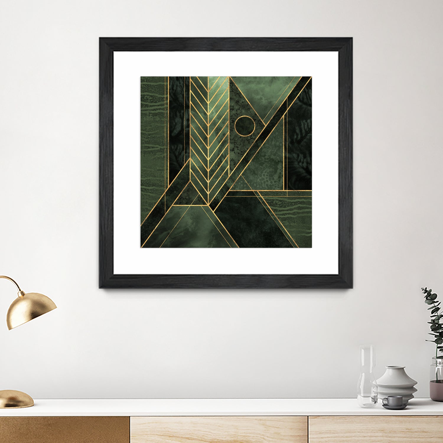 Modern Wild 2 by Elisabeth Fredriksson on GIANT ART - green digital painting