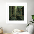 Modern Wild 2 by Elisabeth Fredriksson on GIANT ART - green digital painting