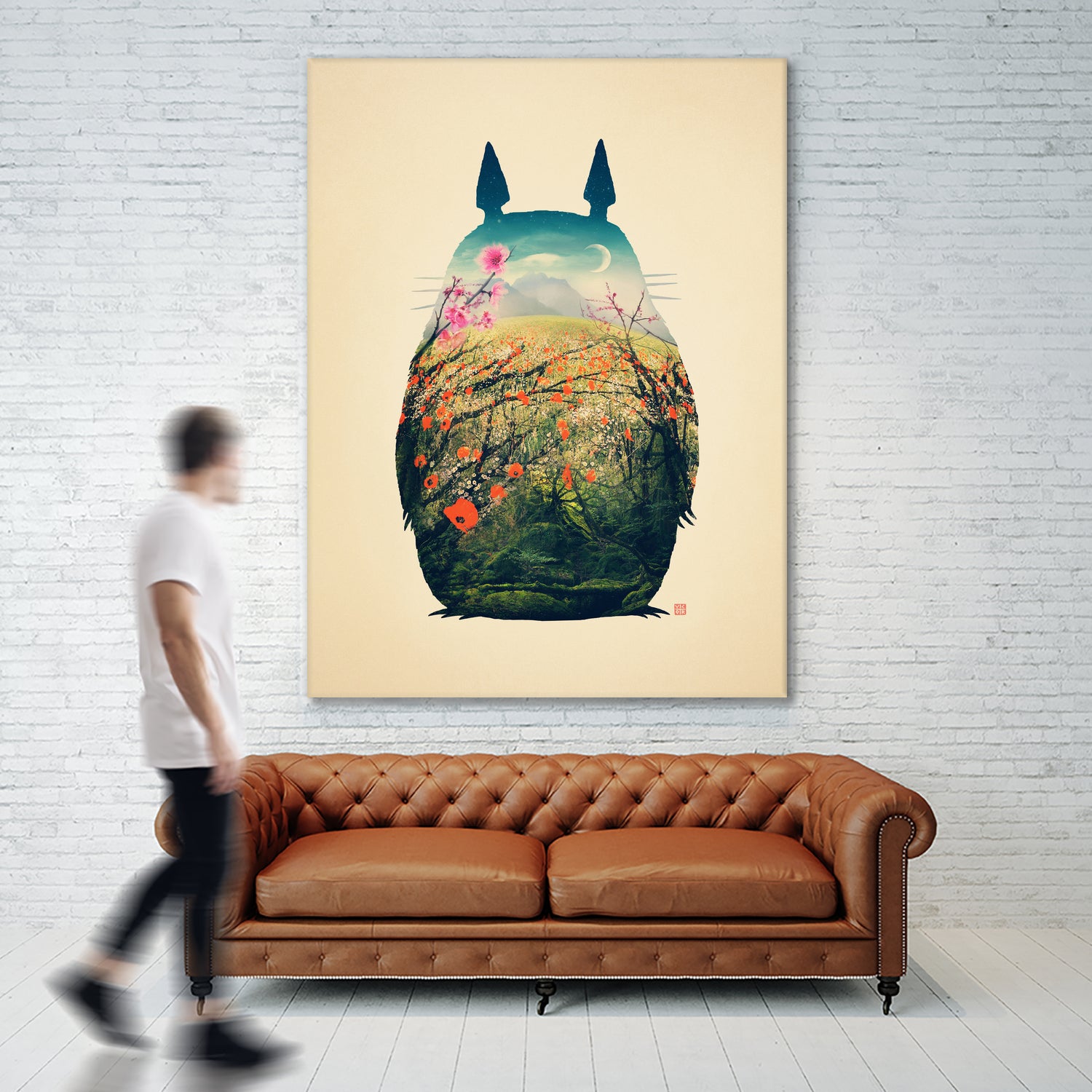 Tonari No Totoro by Victor Vercesi on GIANT ART - digital painting