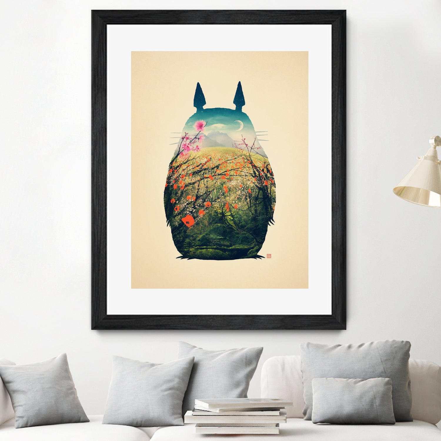 Tonari No Totoro by Victor Vercesi on GIANT ART - digital painting