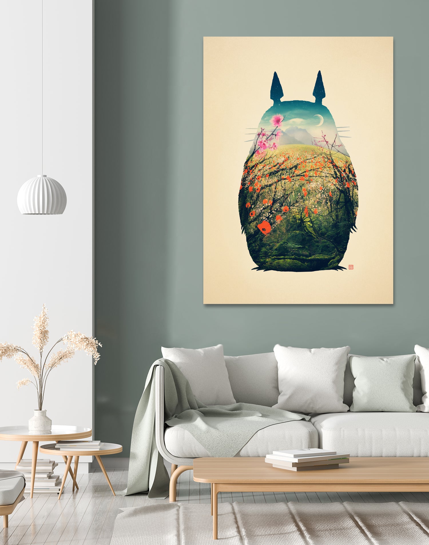 Tonari No Totoro by Victor Vercesi on GIANT ART - digital painting