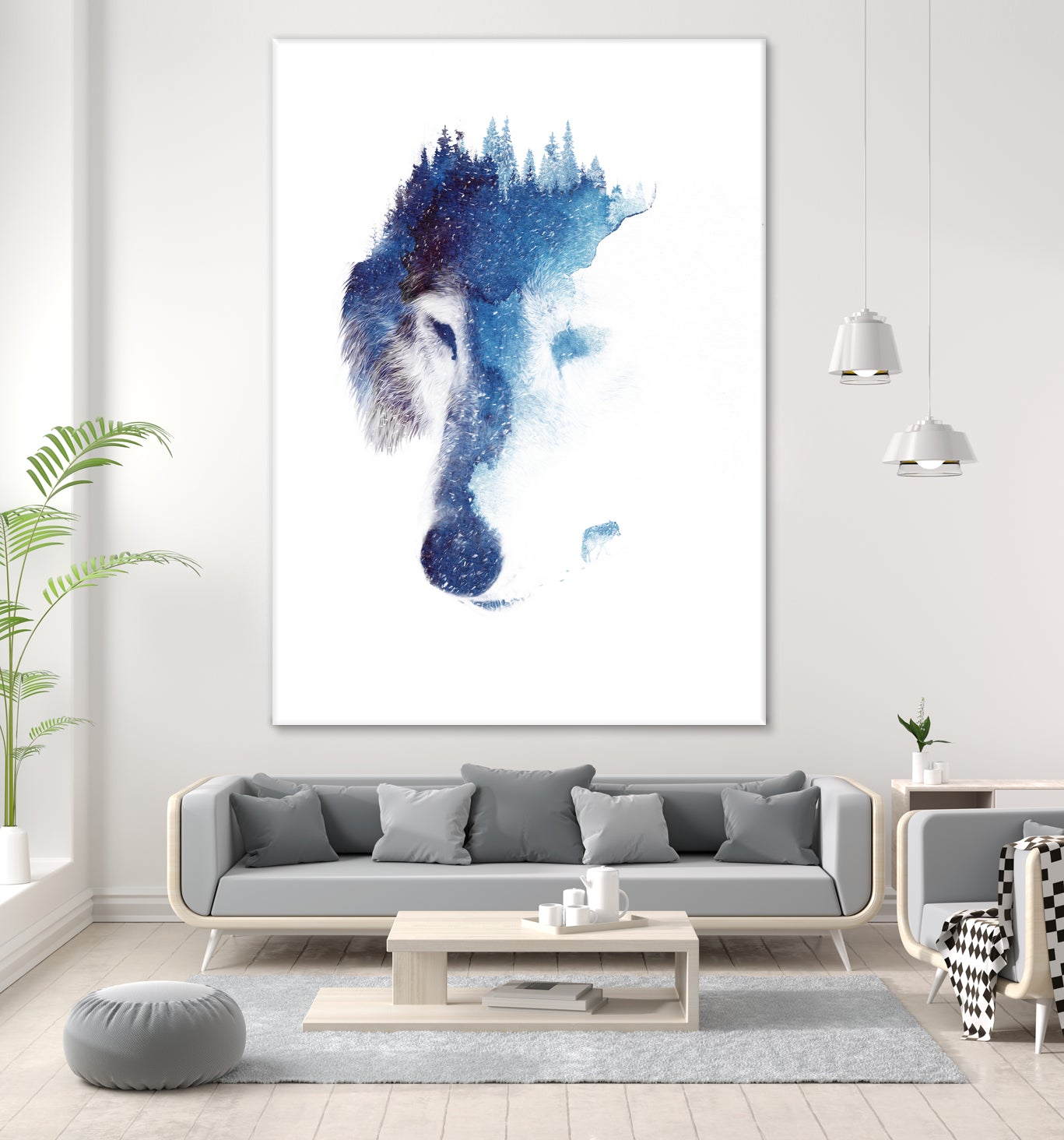 Through many storms by Robert Farkas on GIANT ART - blue digital painting