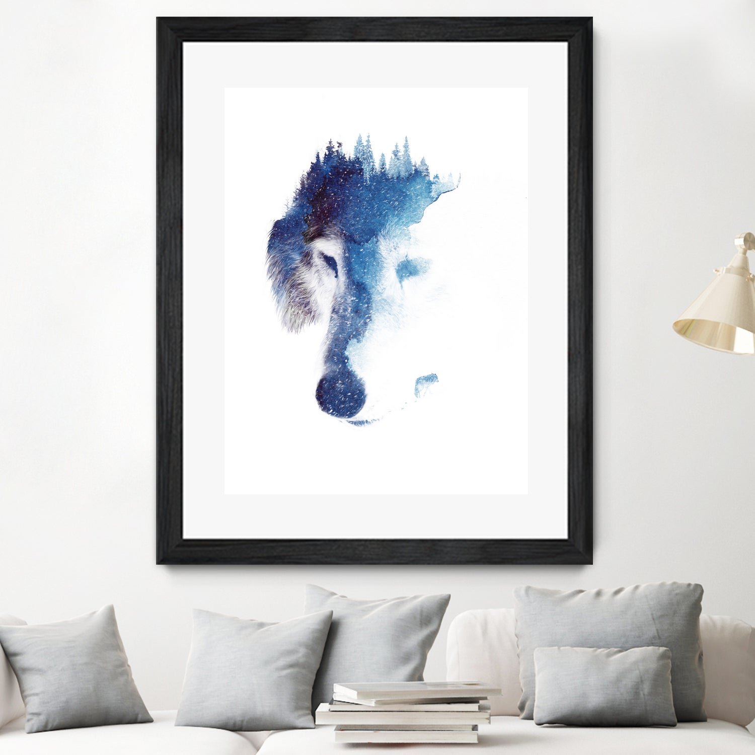 Through many storms by Robert Farkas on GIANT ART - blue digital painting