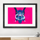 Oni Demon Mask Samurai by Edo Agus Setiawan on GIANT ART - pink photo illustration