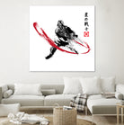 Star Warrior Sumi-e by Antonio Camarena on GIANT ART - white digital painting