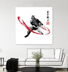 Star Warrior Sumi-e by Antonio Camarena on GIANT ART - white digital painting