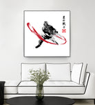 Star Warrior Sumi-e by Antonio Camarena on GIANT ART - white digital painting