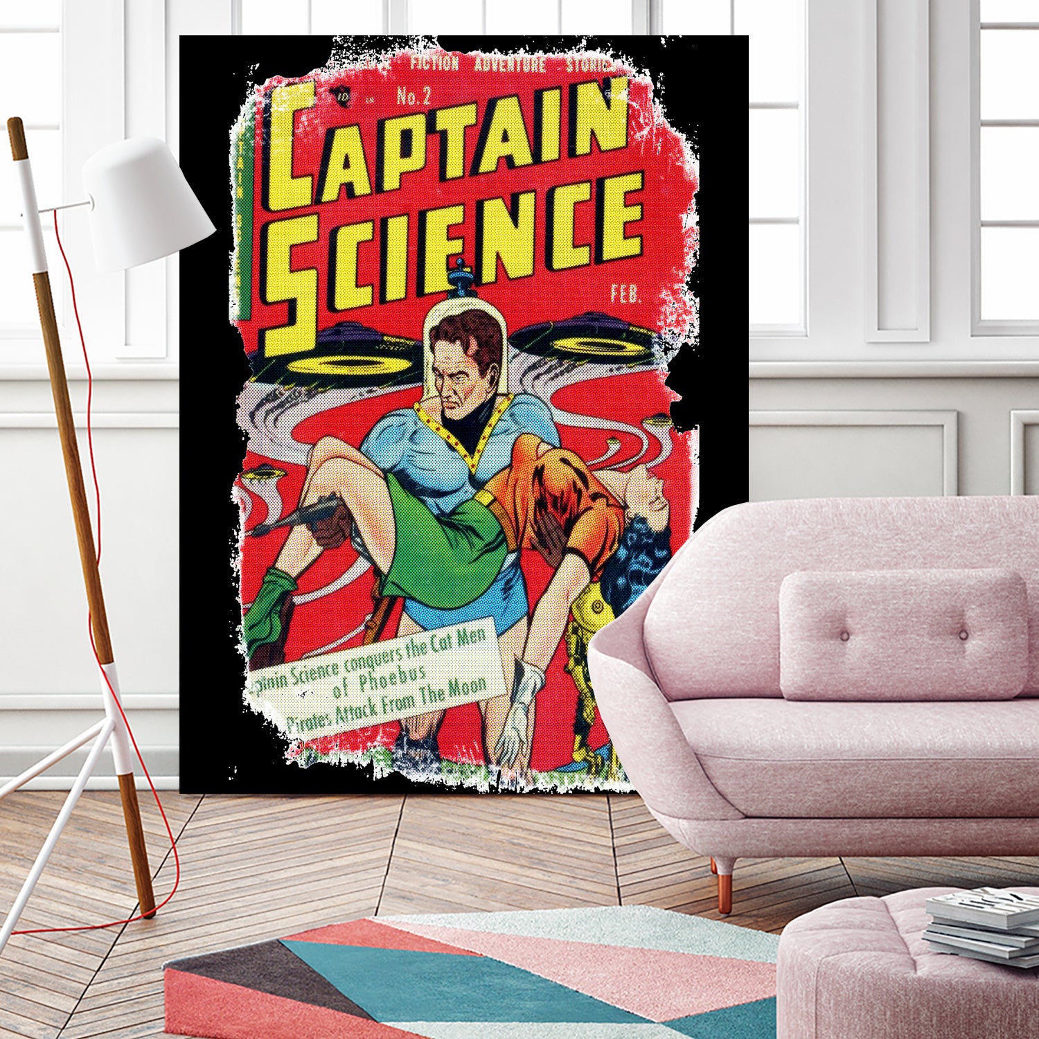 Torn Comic book cover | Retro| Science hero | Vintage by TULIO ALMEIDA on GIANT ART - red digital drawing