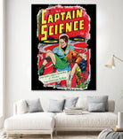 Torn Comic book cover | Retro| Science hero | Vintage by TULIO ALMEIDA on GIANT ART - red digital drawing