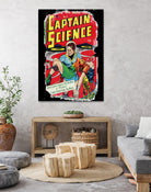 Torn Comic book cover | Retro| Science hero | Vintage by TULIO ALMEIDA on GIANT ART - red digital drawing
