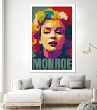 Marilyn Monroe Pop Art by Adam Khabibi on GIANT ART - red digital drawing