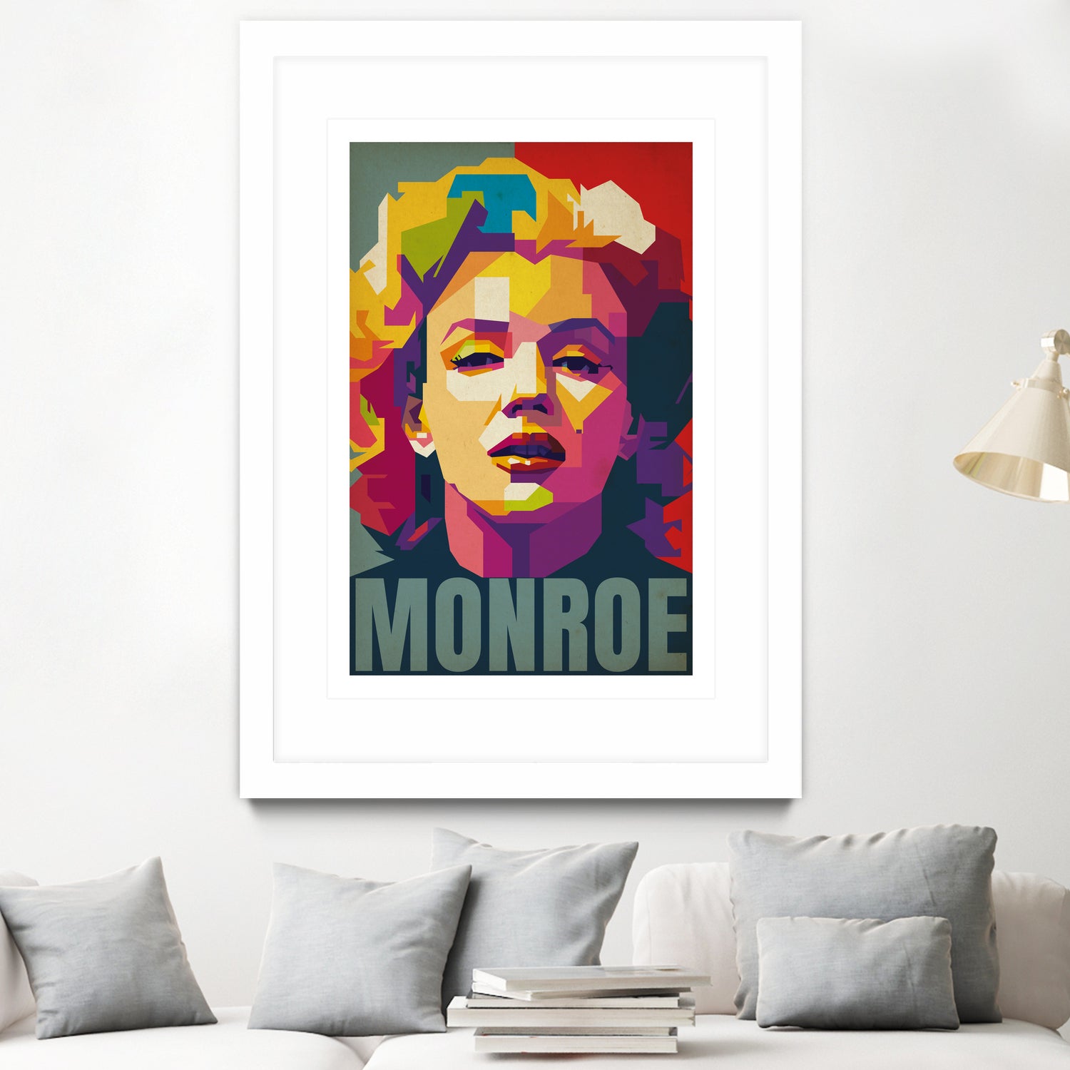 Marilyn Monroe Pop Art by Adam Khabibi on GIANT ART - red digital drawing