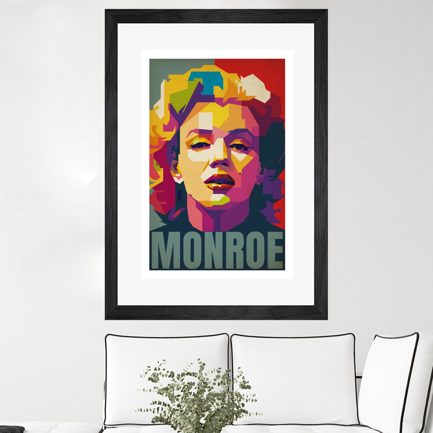 Marilyn Monroe Pop Art by Adam Khabibi on GIANT ART - red digital drawing