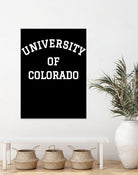 UNIVERSITY OF COLORADO Shirt by GLENN FREY from THE EAGLES by Oleg Valerievich on GIANT ART - black character design