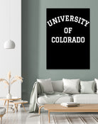 UNIVERSITY OF COLORADO Shirt by GLENN FREY from THE EAGLES by Oleg Valerievich on GIANT ART - black character design